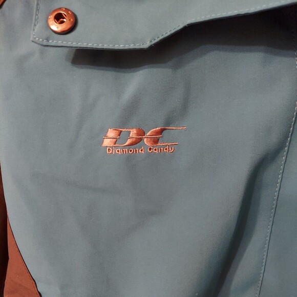 Diamond Candy Womens Large Colorblock Wind-Proof Jacket Coat NEW - Picture 2 of 12